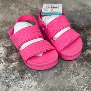 Reef Kids Pink Sandals